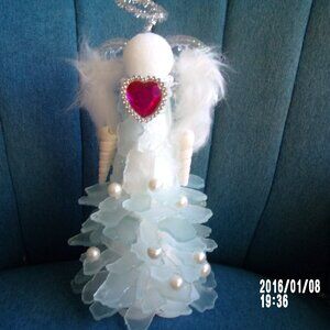 seaglass angel... One of a kind.